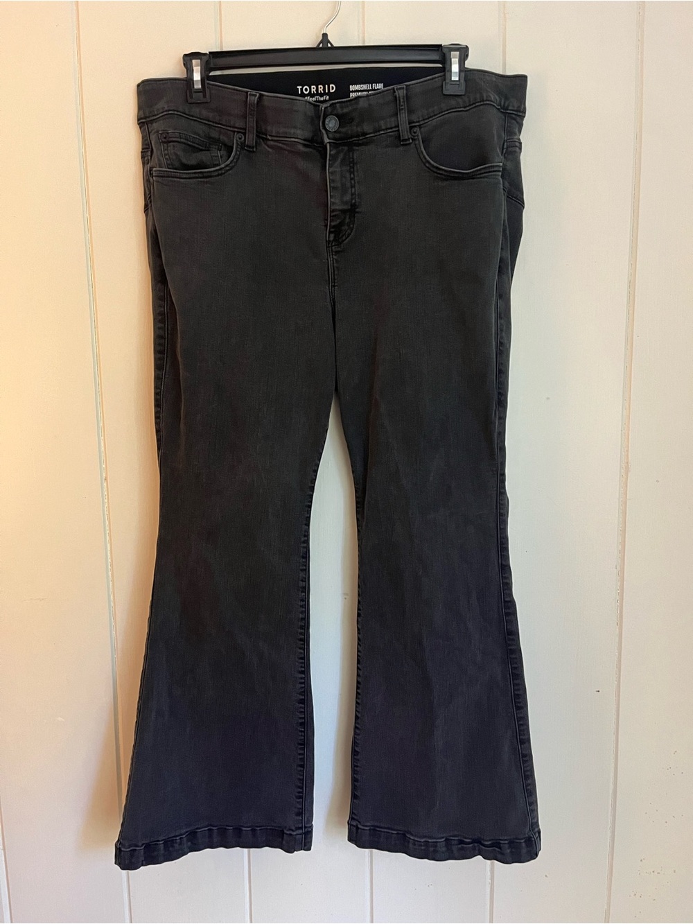 Torrid Bombshell Flare Premium Stretch Jeans, Size 20R